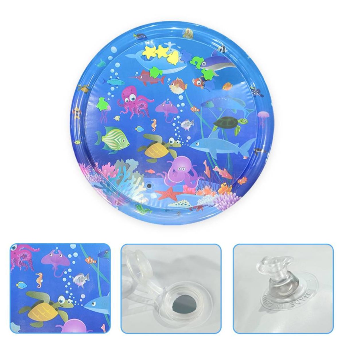 GENERICO - Alfombra de Agua Sensorial para Bebés Estimulación Temprana 65 cm