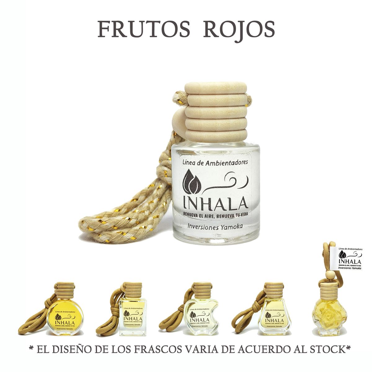 GENERICO - AMBIENTADOR PREMIUM PARA AUTO FRUTOS ROJOS INHALA