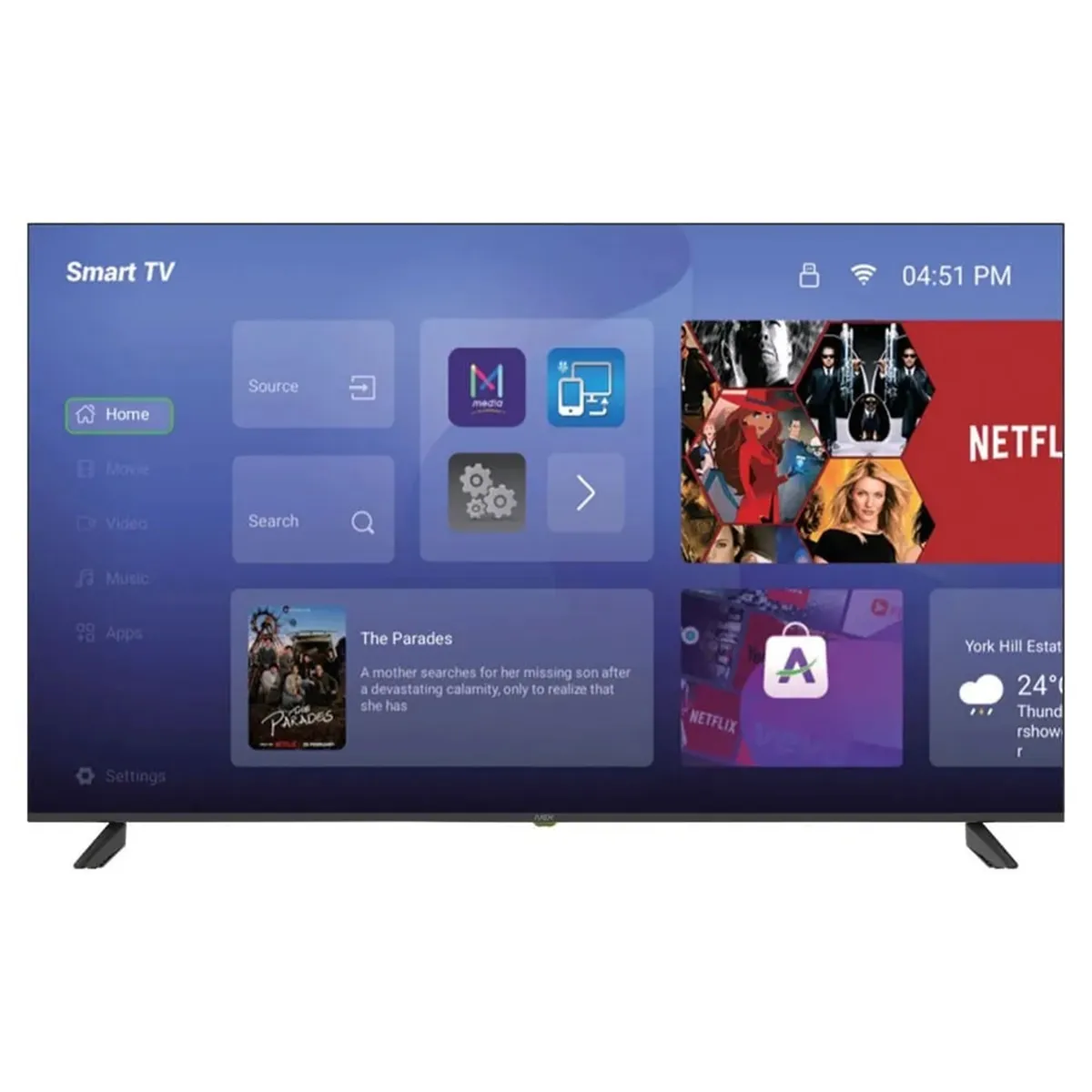 NEX - Televisor Nex QLED 70 4K UHD Android TV TVQLED70S + Antena Digital