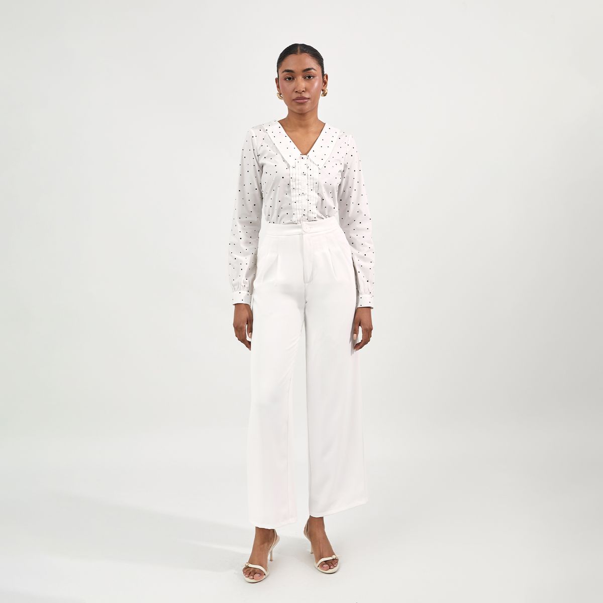 CAMILA VIALI - Blusa Camila Viali Flora manga larga