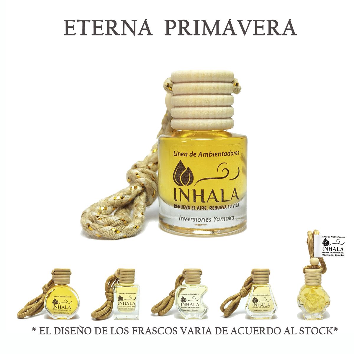 GENERICO - AMBIENTADOR PREMIUM PARA AUTO ETERNA PRIMAVERA INHALA