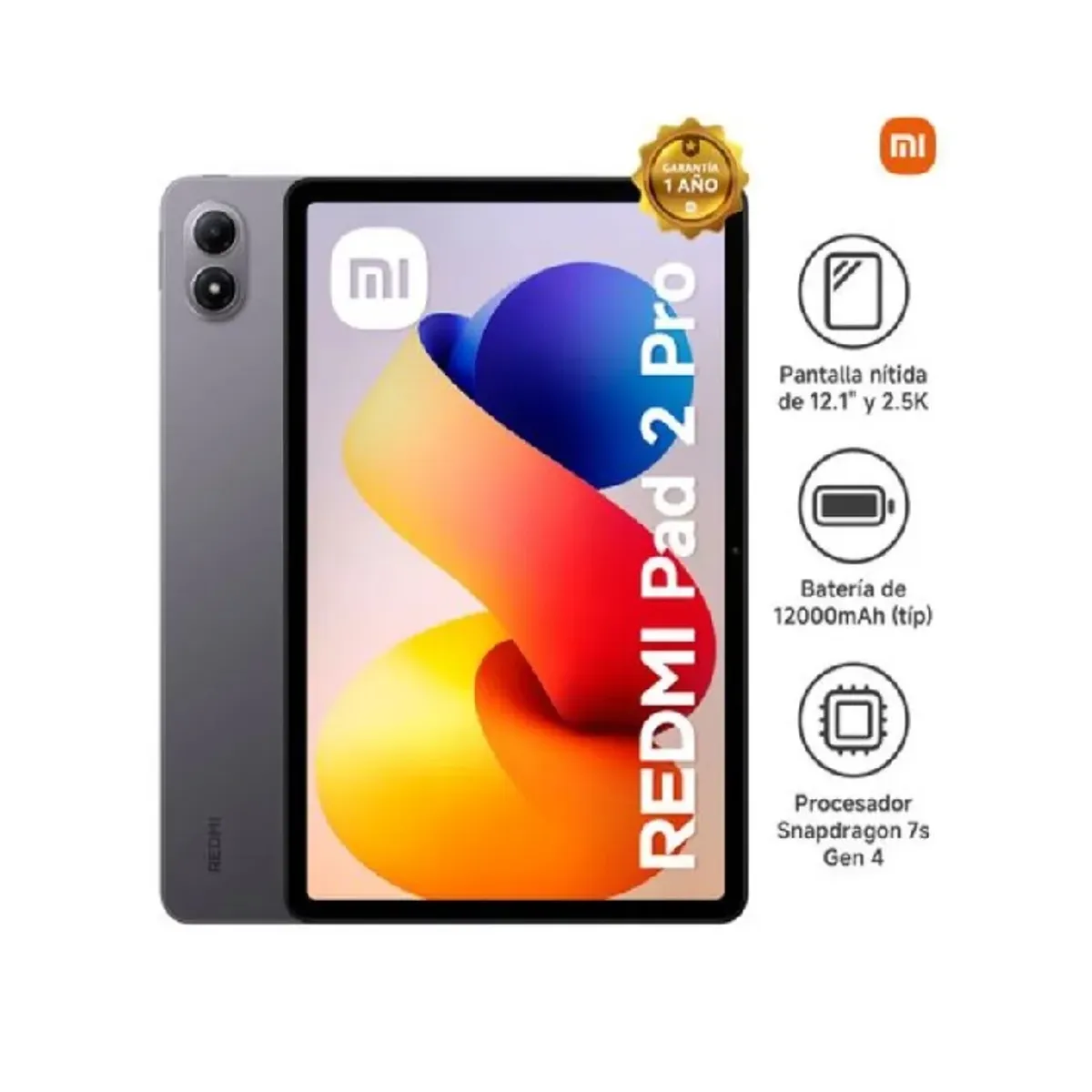 REDMI - XIOMI REDMI PAD 2 PRO 8GB 256GB 12.1" 120HZ 2.5K GRAY
