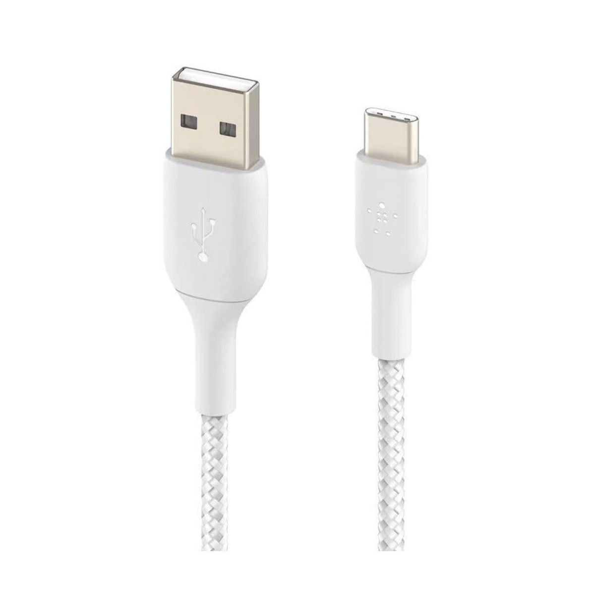 BELKIN - Cable Usb-C A Usb-A De 2M Belkin, Trenzado, Alta Durabilidad Y Compatibilidad Universal, B