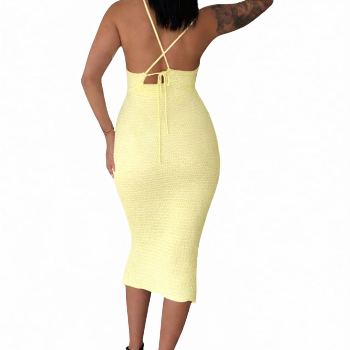 GENERICO - VESTIDO LARGO BUTTER YELLOW PARA MUJER