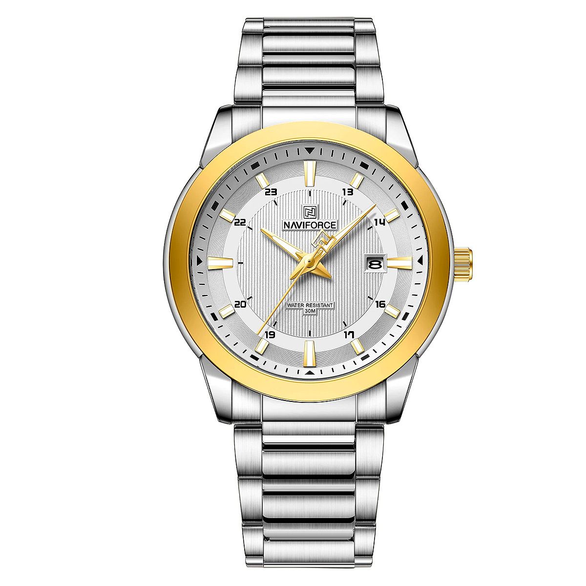 NAVIFORCE - Reloj Pulsera Para Hombre Naviforce Nf8029 Acero Inoxidable