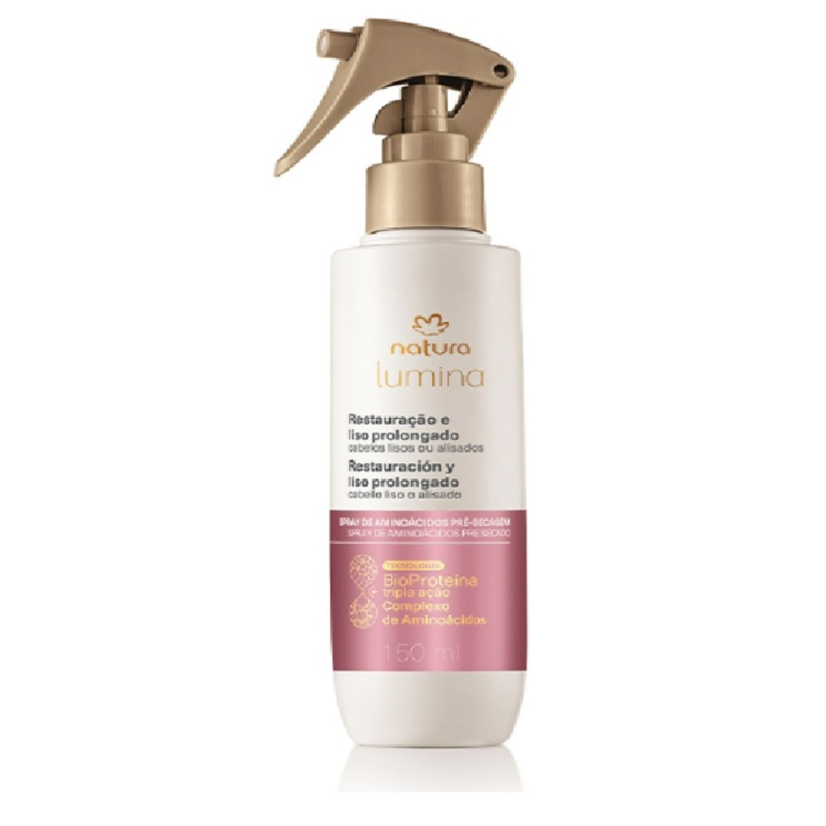 NATURA - Spray de aminoacidos pre secado cabello liso lumina