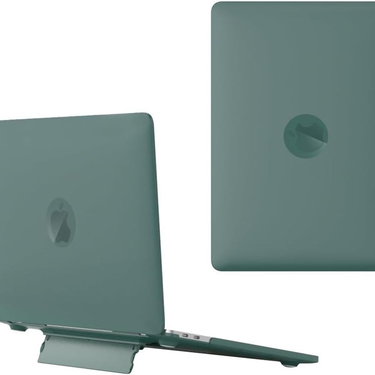 GENERICO - Funda Case Protector De Macbook Air 13.6 A3113 M3 A3240 M4  - MATE VERDE