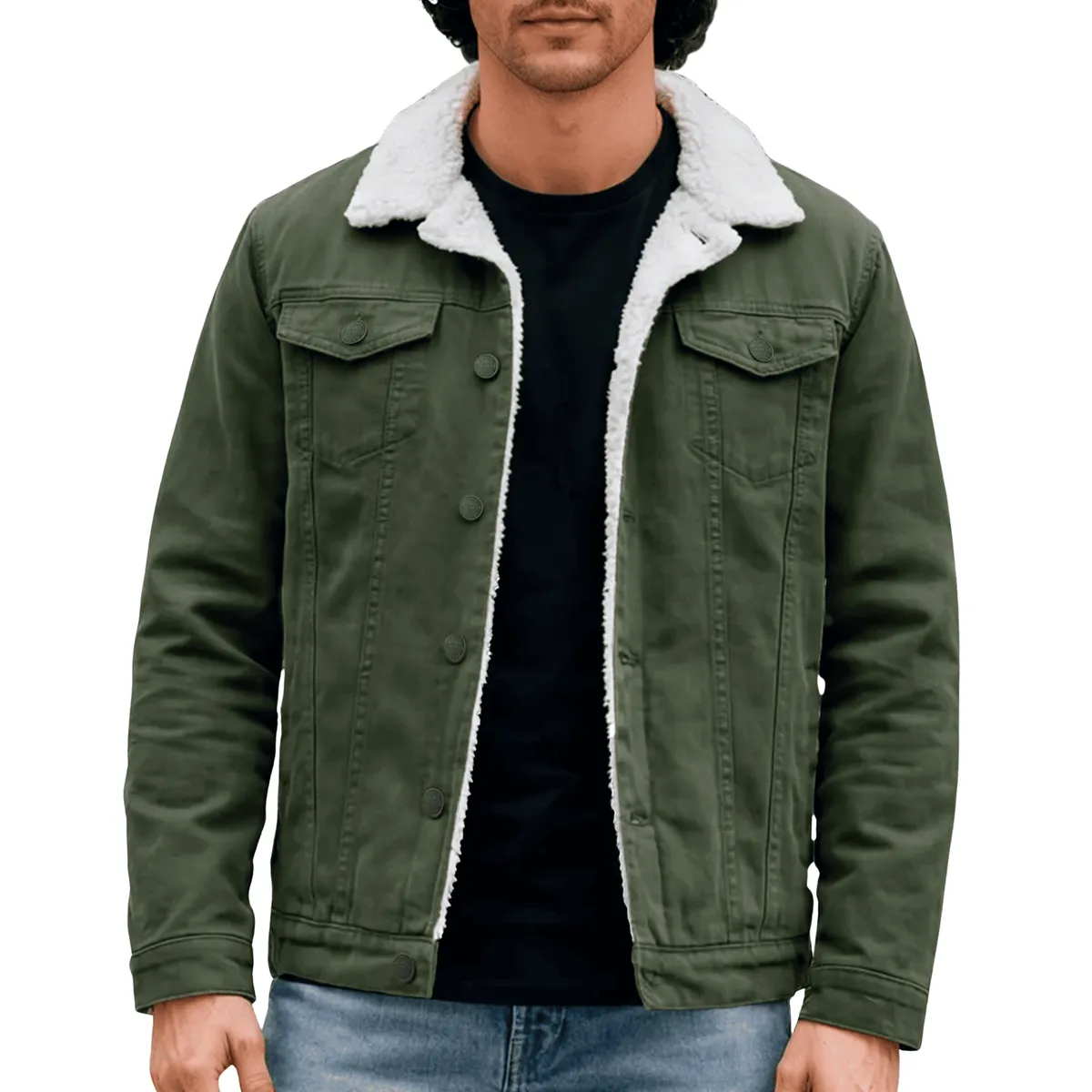 ELEMENT SPECIAL EDITION - Casaca Jean con Peluche Interior  Estilo Urbano Premium