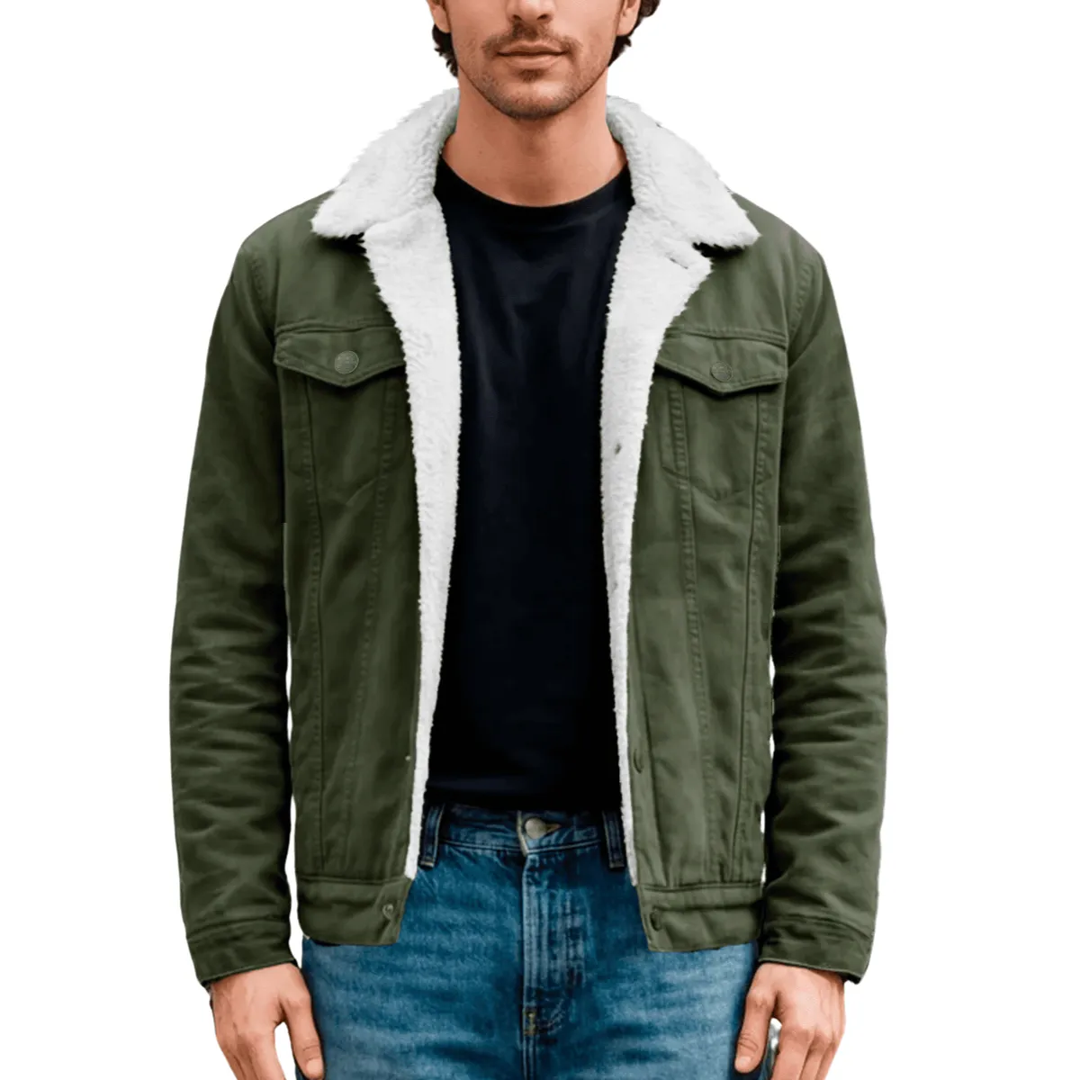 ELEMENT SPECIAL EDITION - Casaca Jean con Peluche Interior  Estilo Urbano Premium