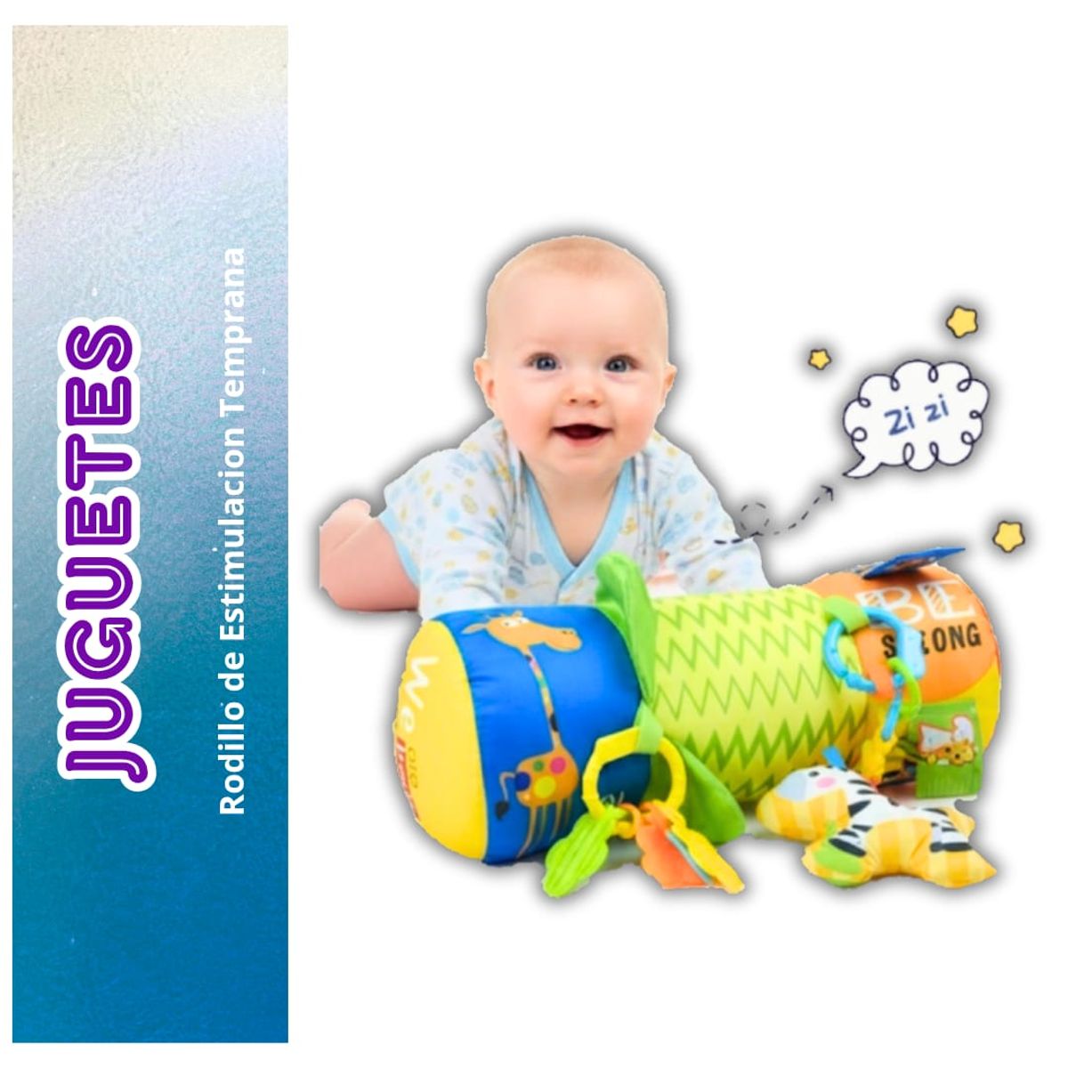 GENERICO - RODILLO PARA ESTIMULACION DE GATEO - CON SONAJERO UNISEX