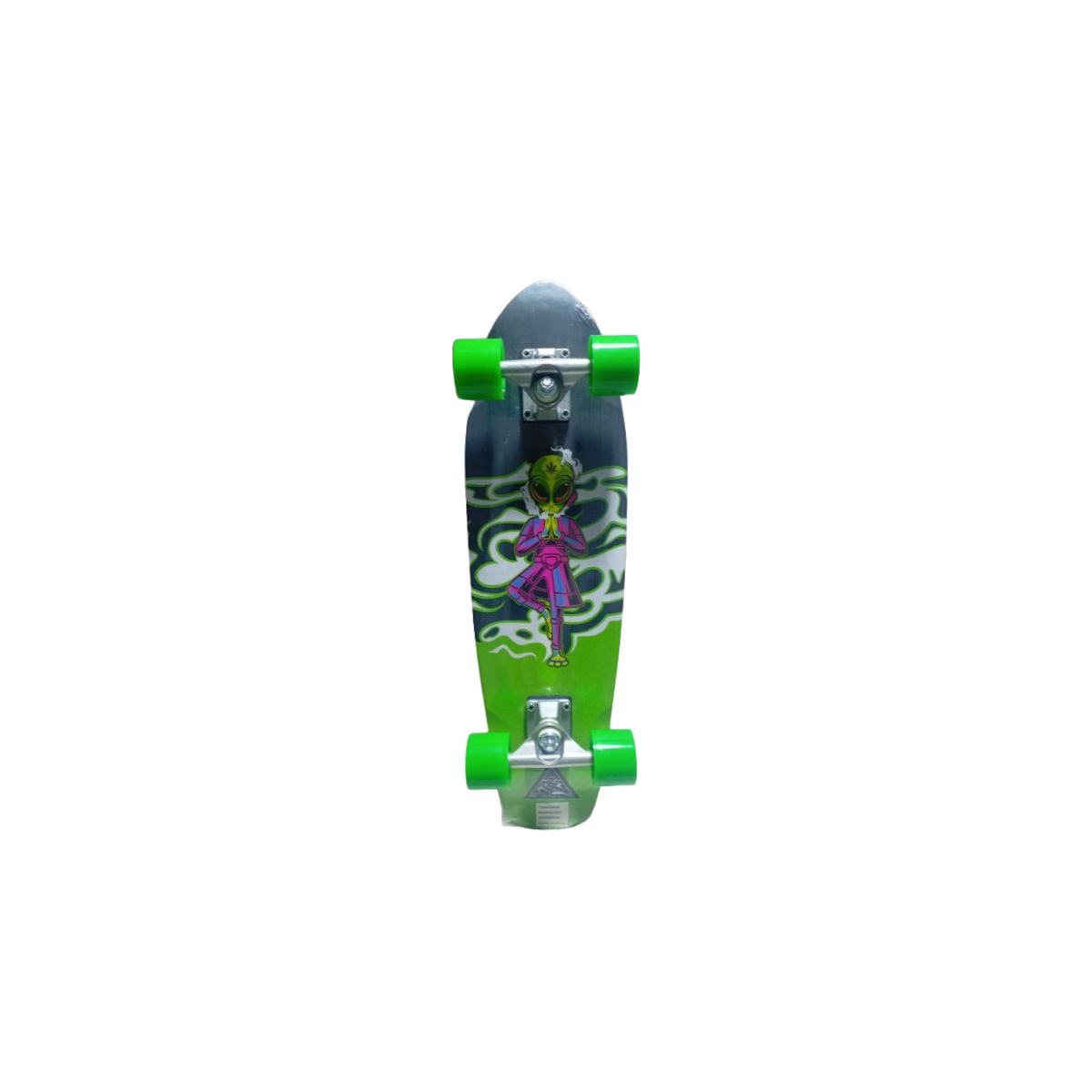GENERICO - Mini Longboard Cruiser de Maple Genérico Modelo Alien 82x21cm