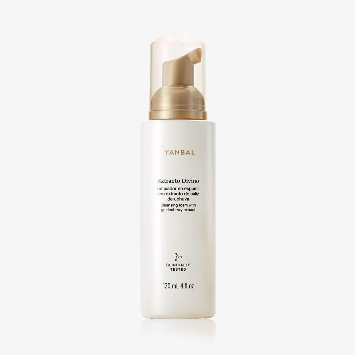 YANBAL - Limpiador de Espuma Facial Extracto Divino 120ml ¡Reactiva la juventud de tu piel