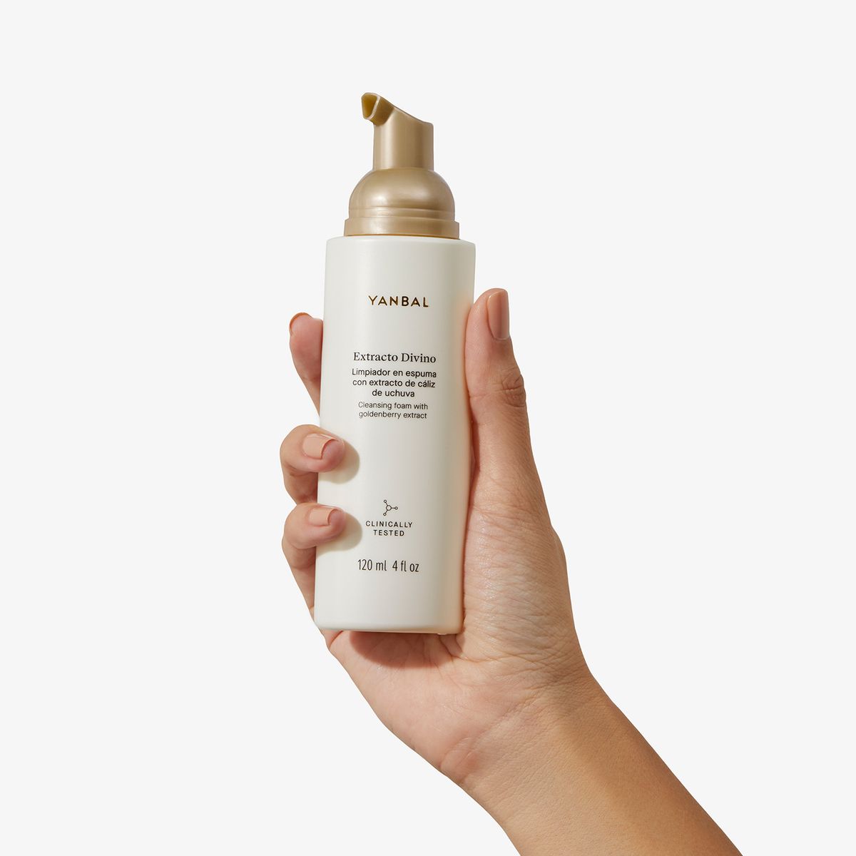 YANBAL - Limpiador de Espuma Facial Extracto Divino 120ml ¡Reactiva la juventud de tu piel