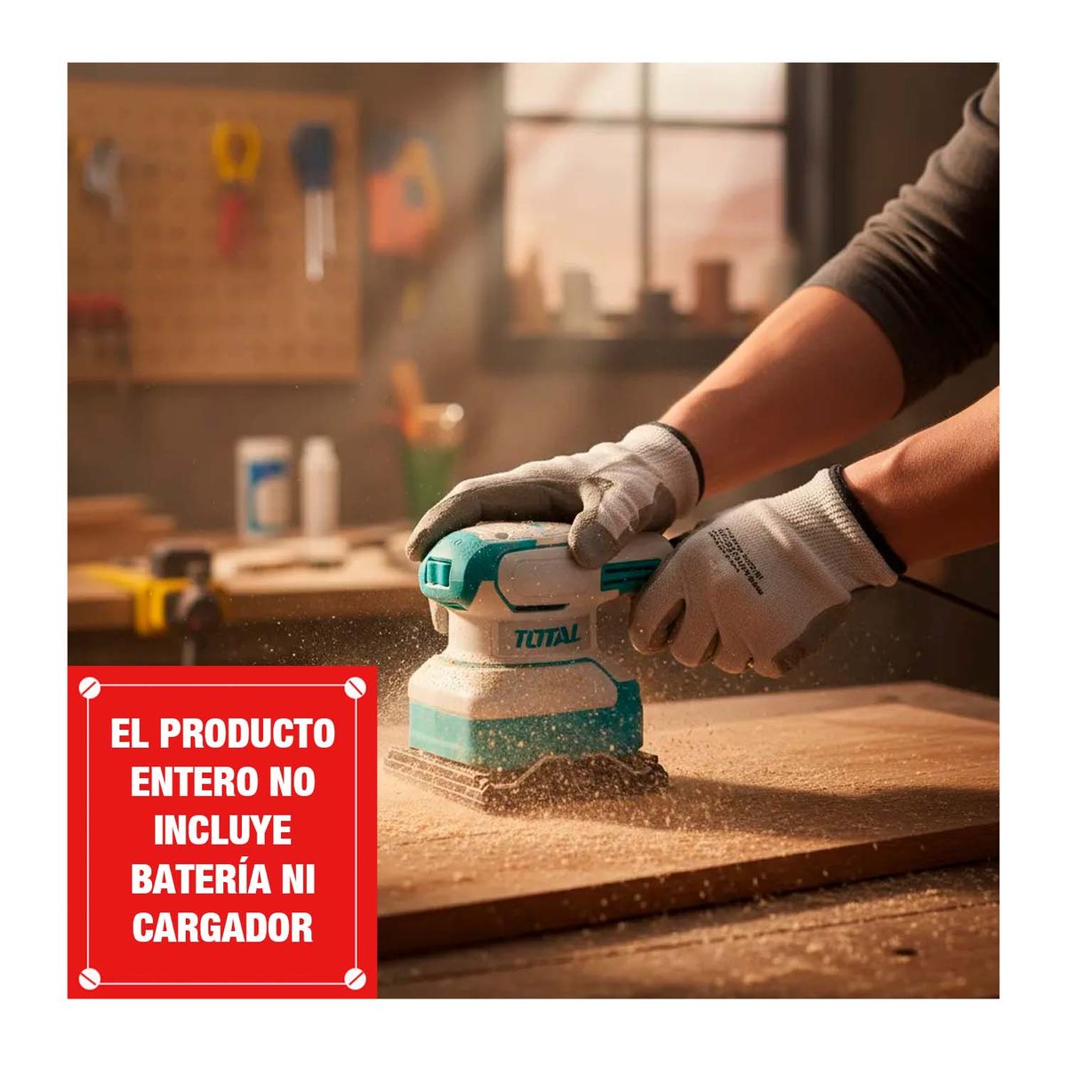 TOTAL TOOLS - Lijadora Orbital 240w 14000rpm Electrica Tf2241108 Total