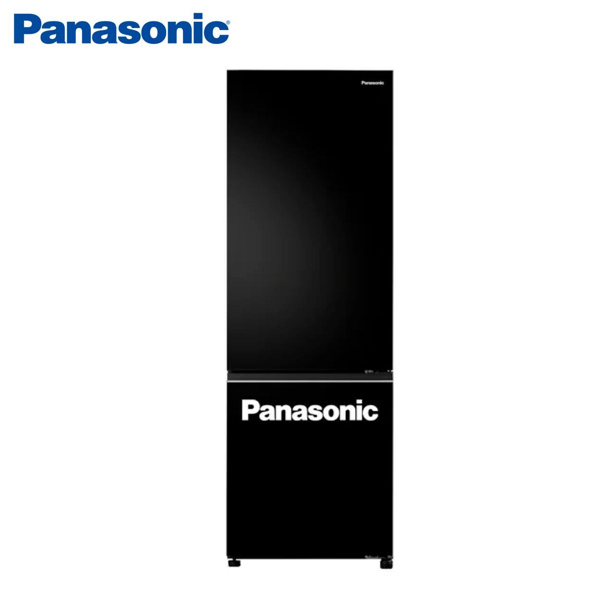 PANASONIC - Refrigeradora Panasonic Bottom Freezer NR-BV361BPKE Negro Espejado 325L