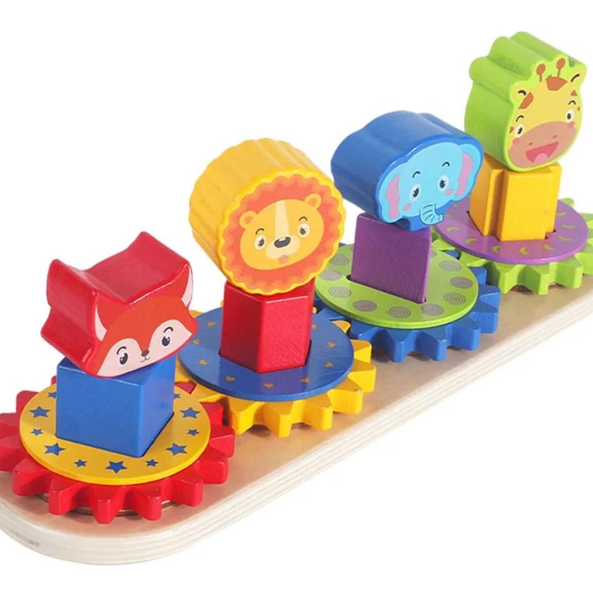 GENERICO - Montessori Stacking Block Toys Educational Gear Fine Motor