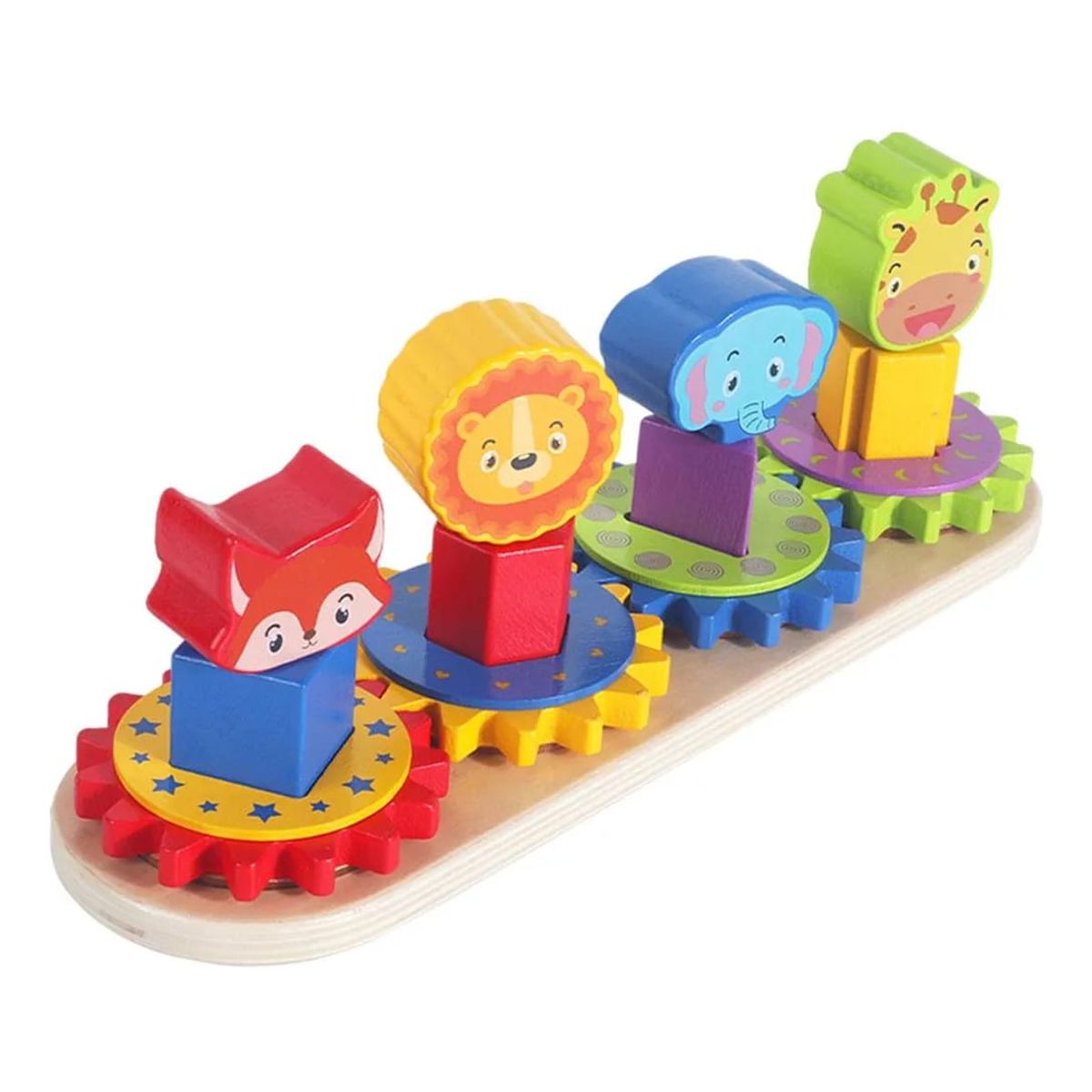 GENERICO - Montessori Stacking Block Toys Educational Gear Fine Motor