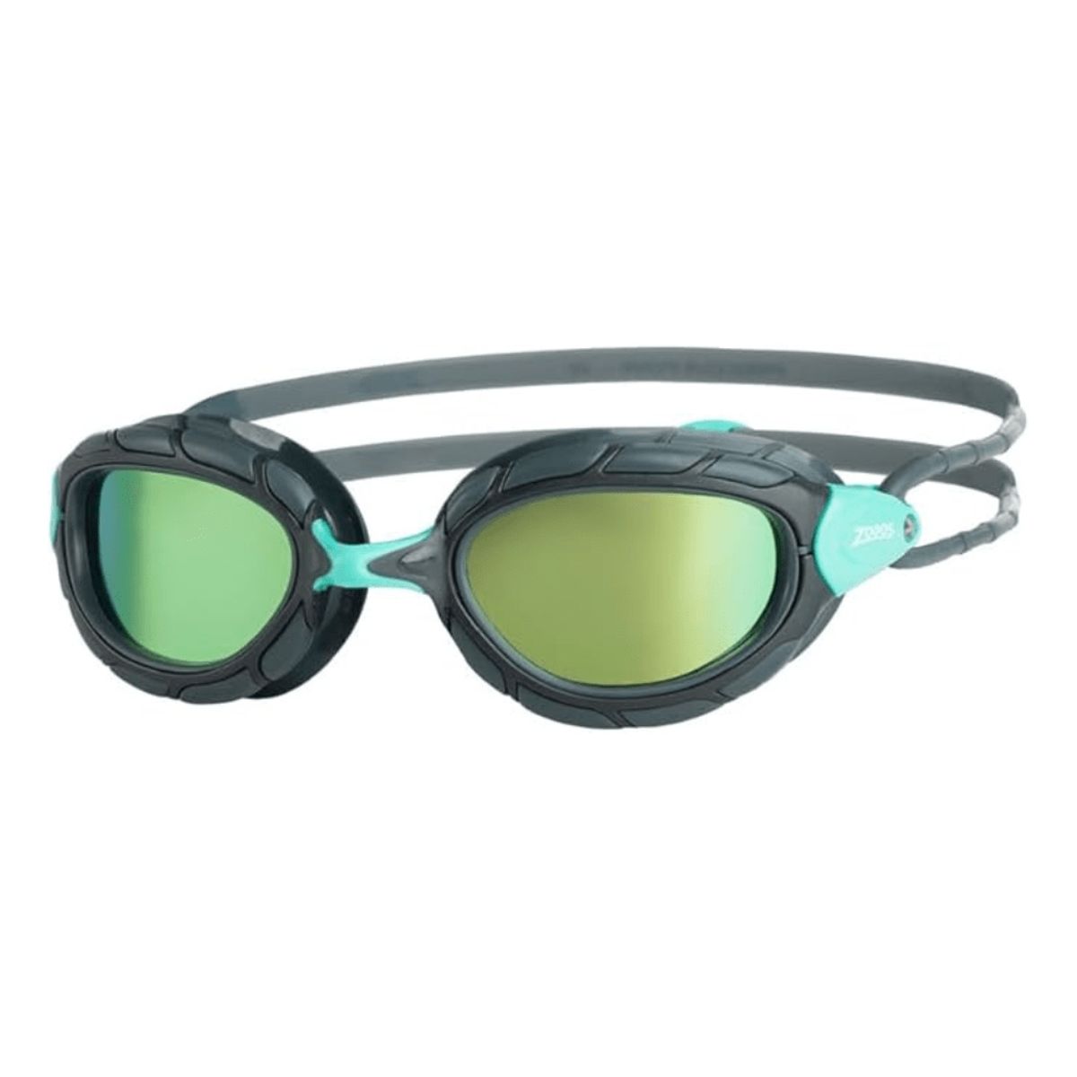 ZOGGS - Lentes de Natación Zoggs Predator Gris Turquesa Titanium Reactor