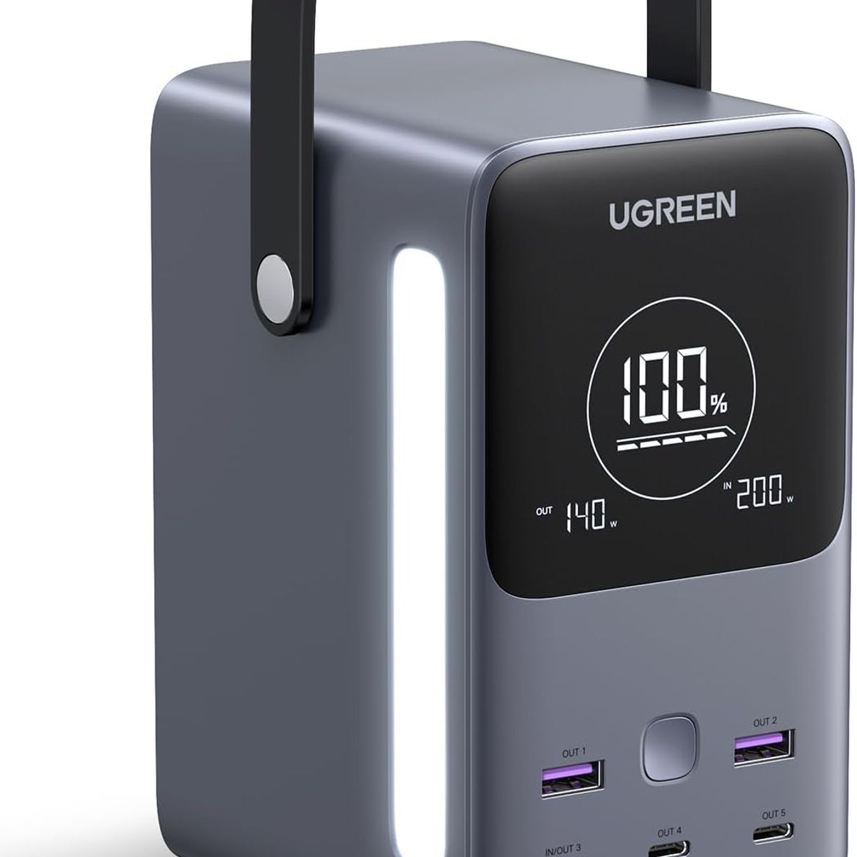UGREEN - Power Bank Ugreen 48000mAh 300W con pantalla digital inteligente iluminación