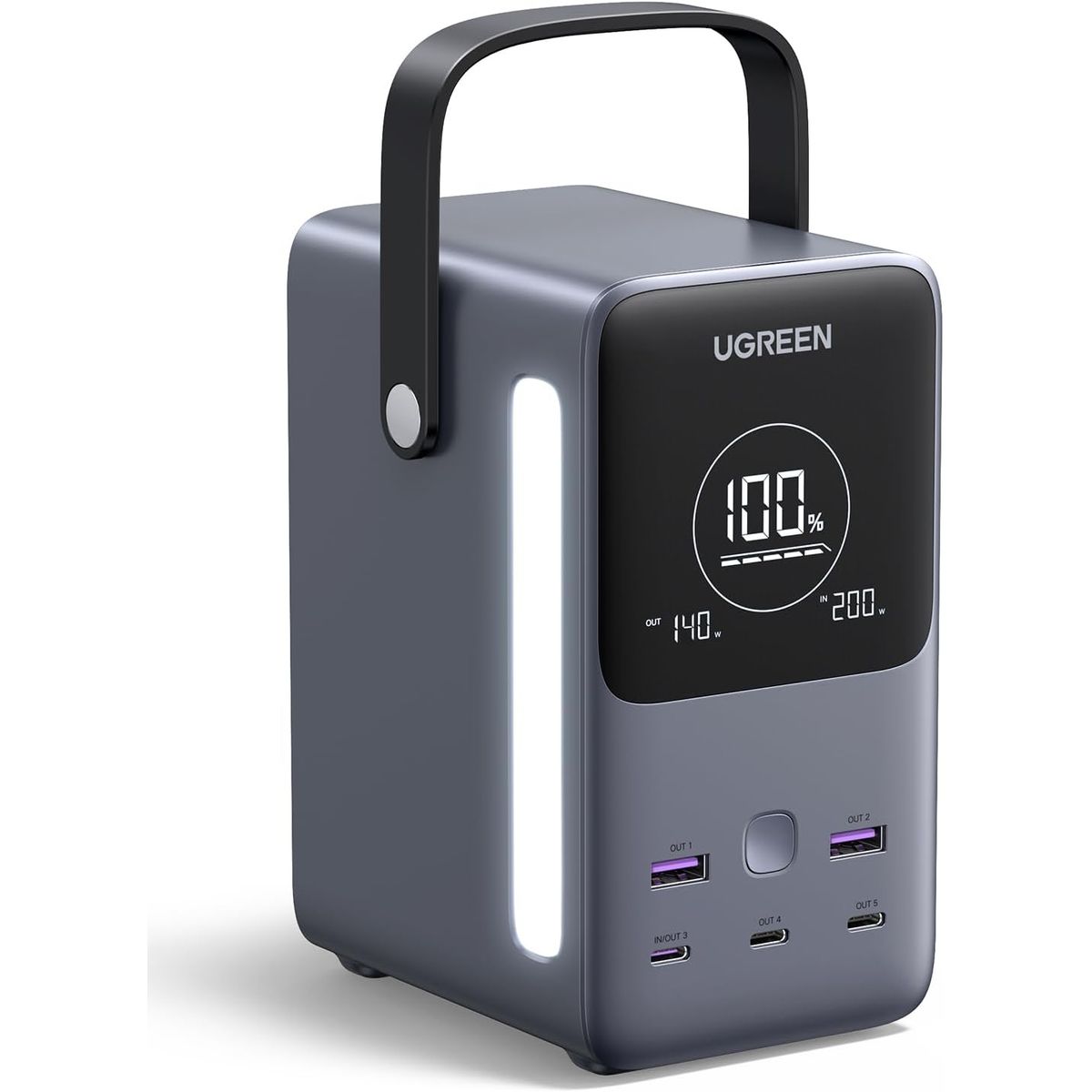 UGREEN - Power Bank Ugreen 48000mAh 300W con pantalla digital inteligente iluminación