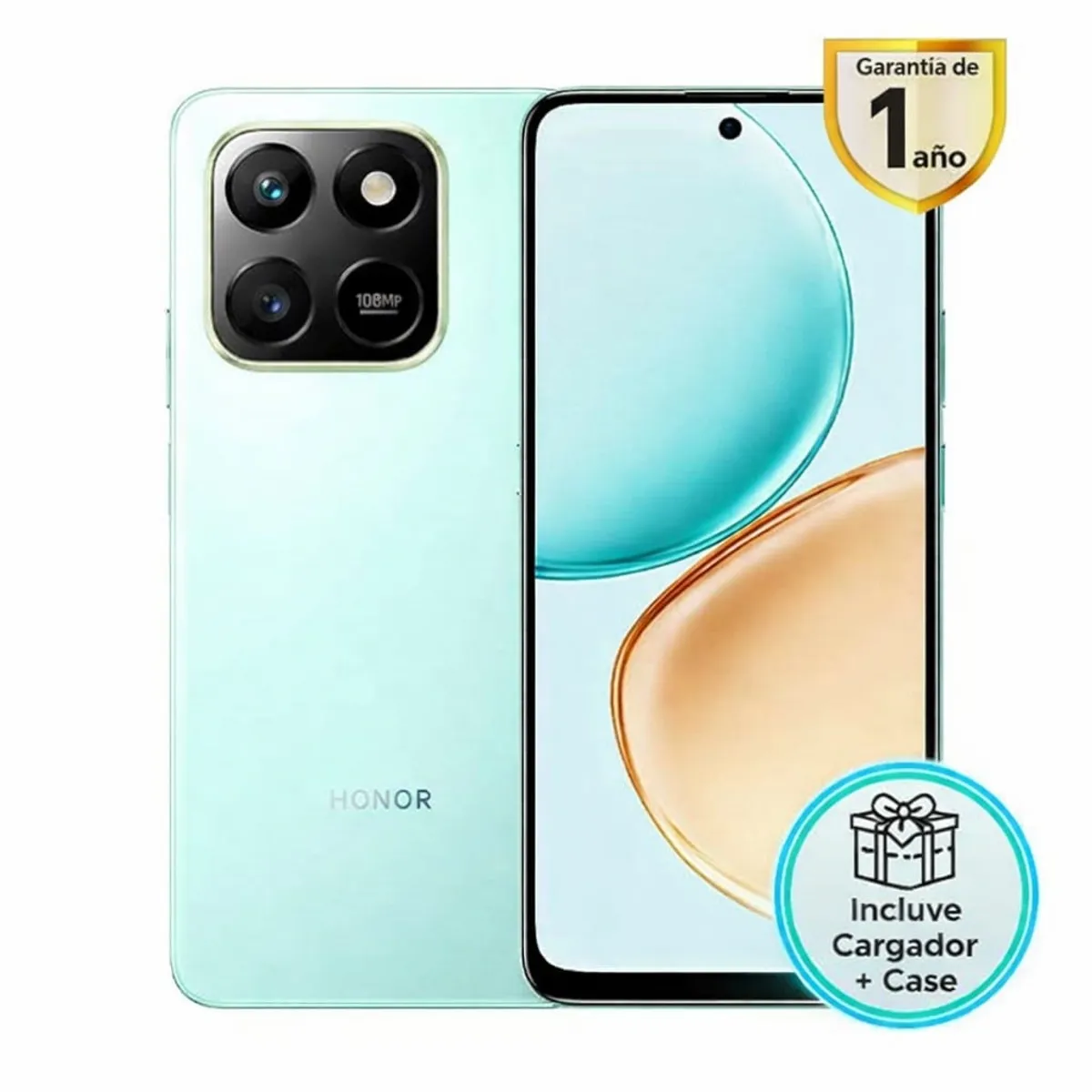 HONOR - HONOR X7D OCEAN CYAN 8RAM 256GB - REGISTRADO