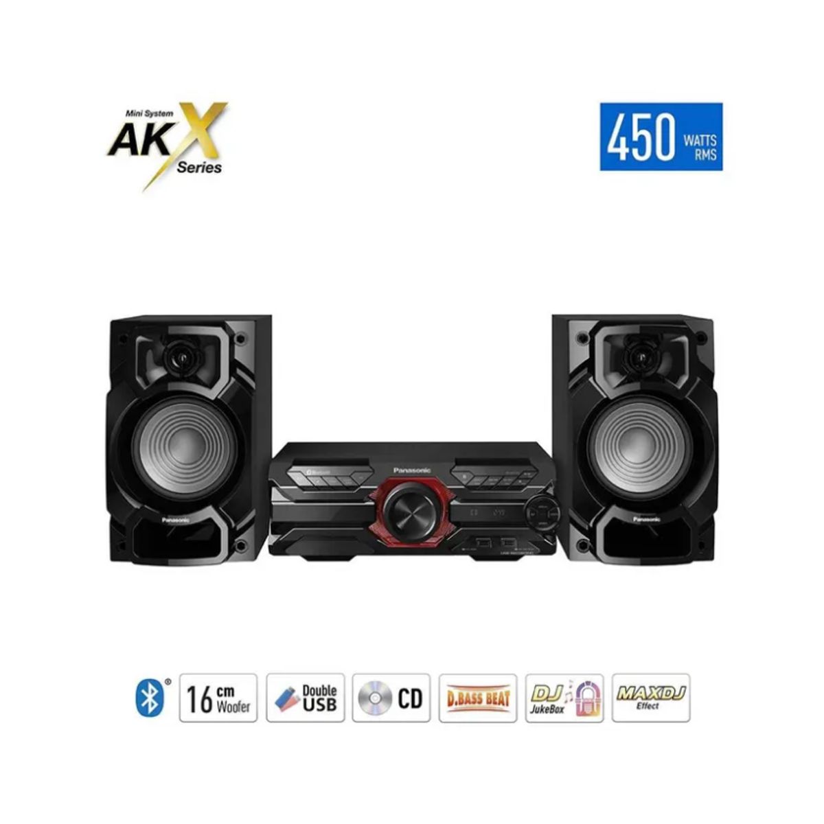 PANASONIC - Equipo de Sonido SC-AKX320 Panasonic