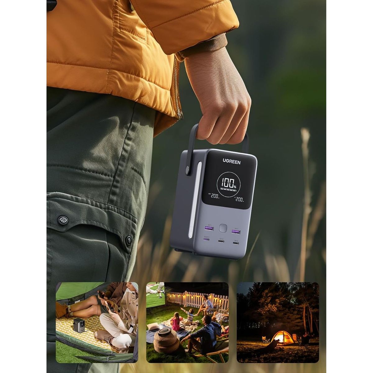 UGREEN - Power Bank 48,000 mAh 300W Portátil PD QC Macbook iPhone S25 Ugreen PB770 - 25286