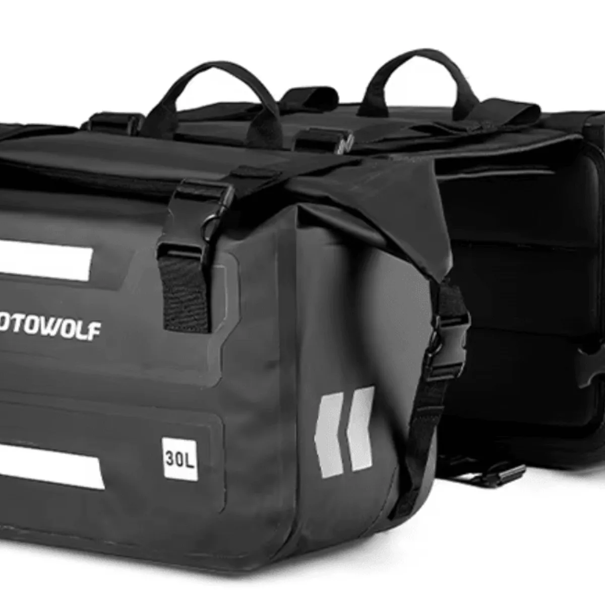 MOTOWOLF - ALFORJAS LATERALES MOTOWOLF 30 LITROS MDL0720 NEGRO