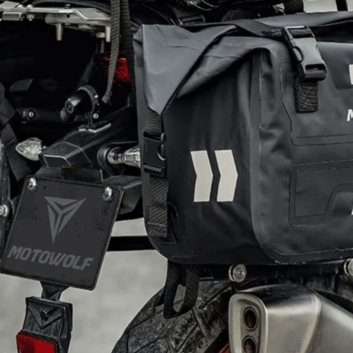 MOTOWOLF - ALFORJAS LATERALES MOTOWOLF 30 LITROS MDL0720 NEGRO