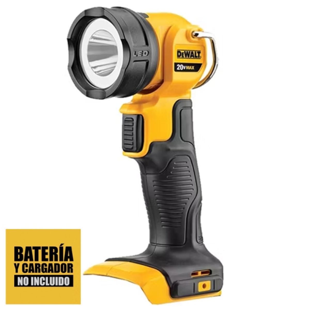 DEWALT - Linterna Trabajo Led 20V MAX 165 Lm (Sin Bateria/Sin cargador) Dewalt DCL040