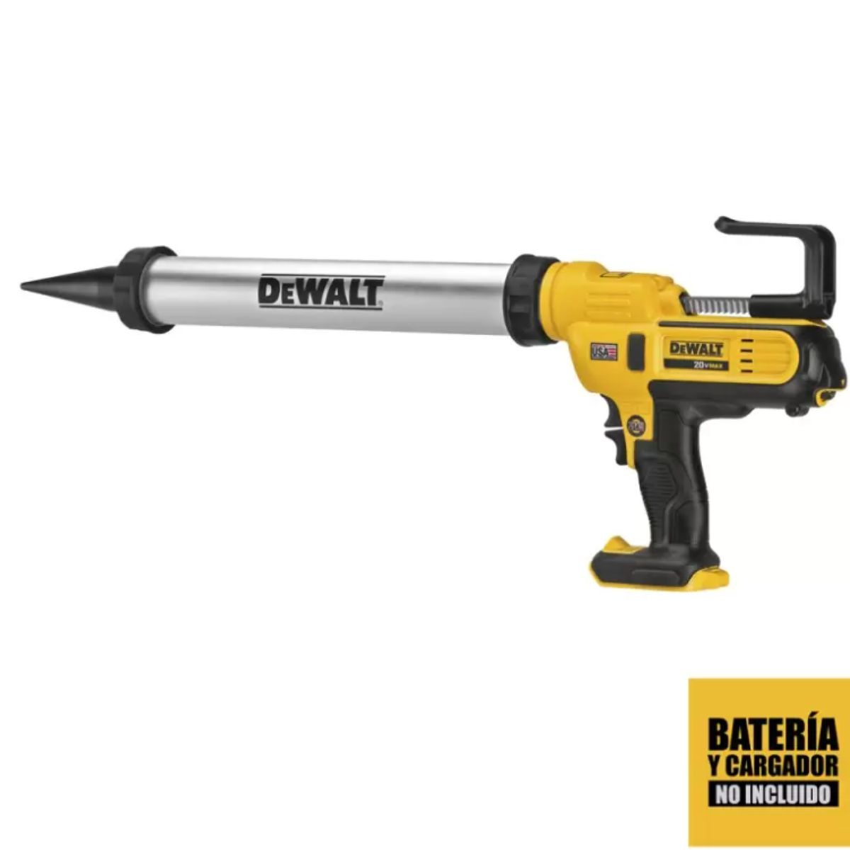 DEWALT - Pistola Calafateadora 20V 600 ml Baretool Dewalt DCE580B