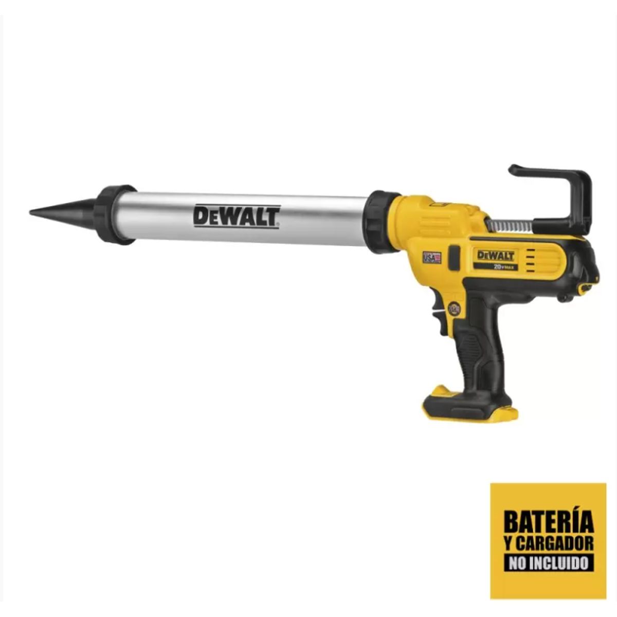 DEWALT - Pistola Calafateadora 20V 600 ml Baretool Dewalt DCE580B