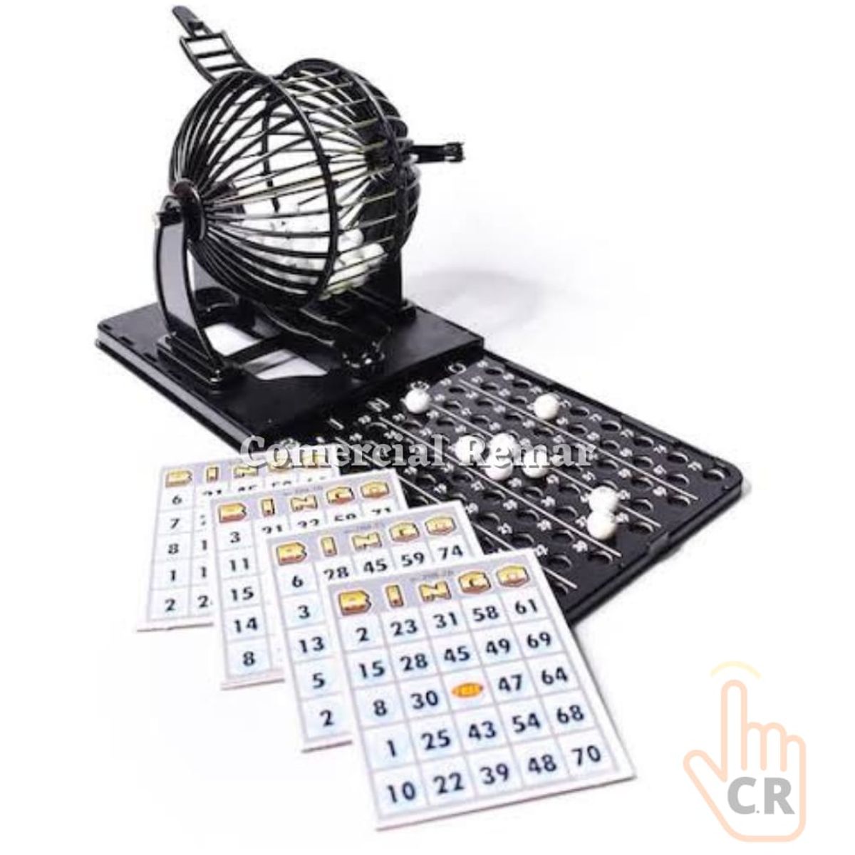 GENERICO - Bingo Neo de Metal Juego de Mesa Familiar