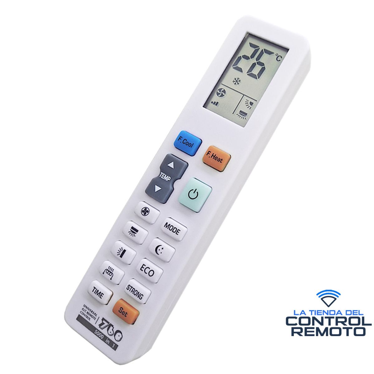 GENERICO - Control Remoto Universal Para Aire Acondicionado Miray