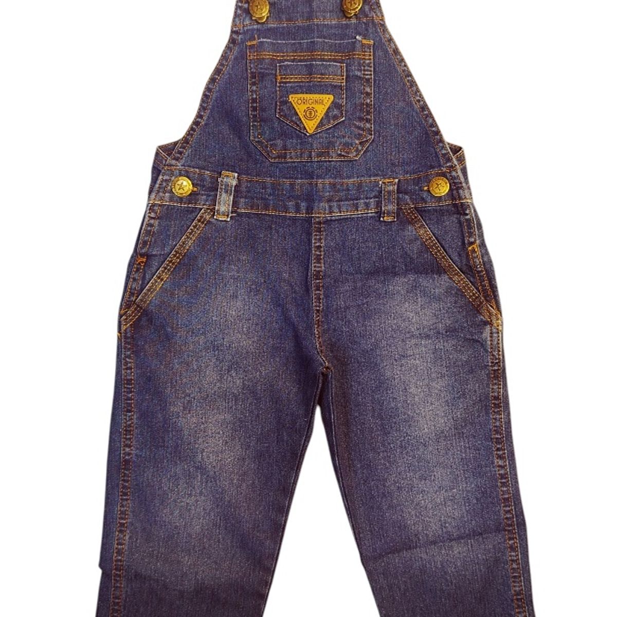 GENERICO - Overol jumper denim niños azul
