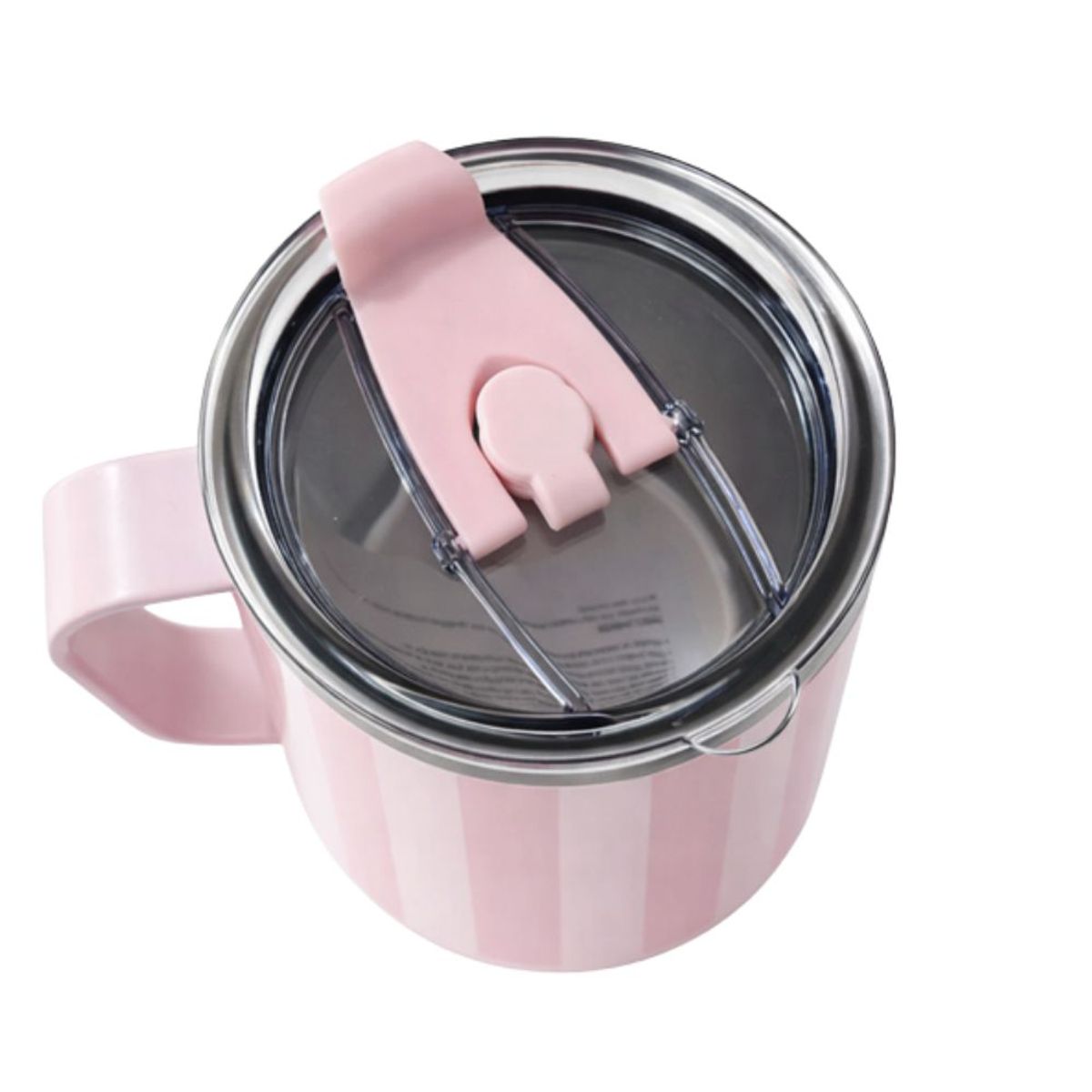 VICTORIA'S SECRET - TAZA ICONIC VICTORIAS SECRET STRIPES MUG ROSA CLARO