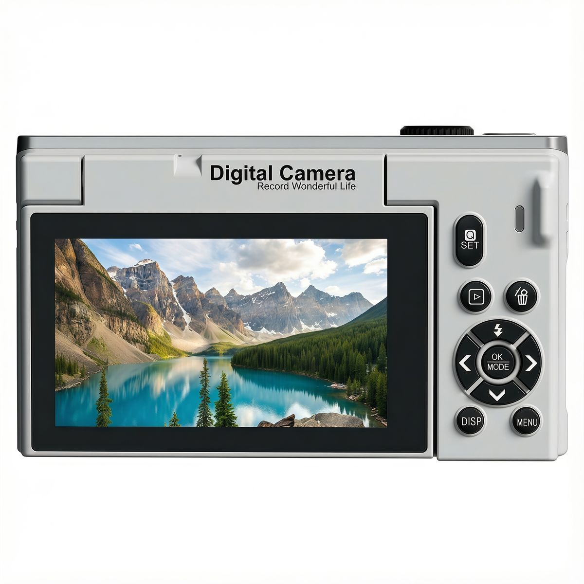 RENVMEXY - Cámara Digital 4K con Tarjeta 64GB YA INSTALADA  WiFi Zoom 18X Pantalla 3″，¡Lista para Usar