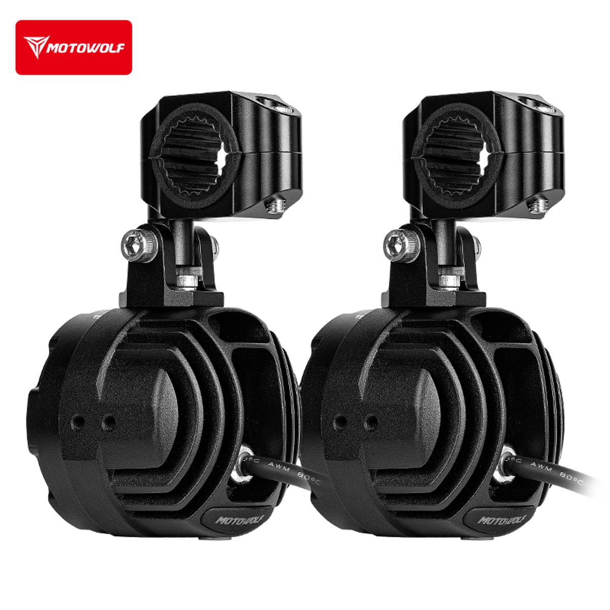 MOTOWOLF - LUCES EXPLORADORAS 76W ALTA GAMA MOTOWOLF MDL5006-B