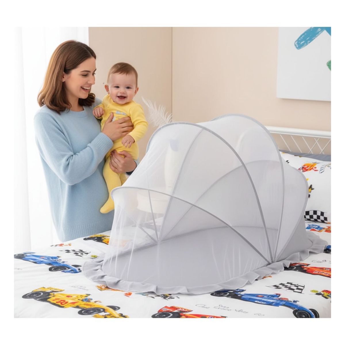 GENERICO - Mosquitero Niños GrisS