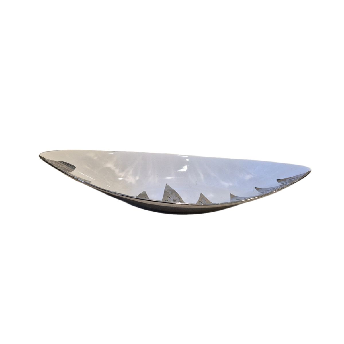 Centro de Mesa Decorativo Plateado Estilo Moderno - Adorno Elegante para Sala Regalo Ideal, marca GENERICO - Foto Principal