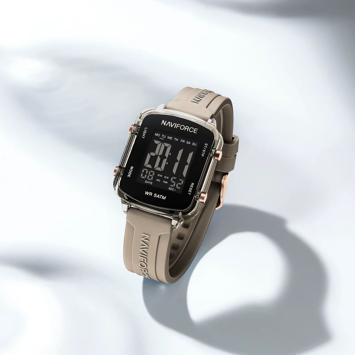 NAVIFORCE - RELOJ JUVENIIL MODERNO PARA DAMA NAVIFORCE 7120 GRIS