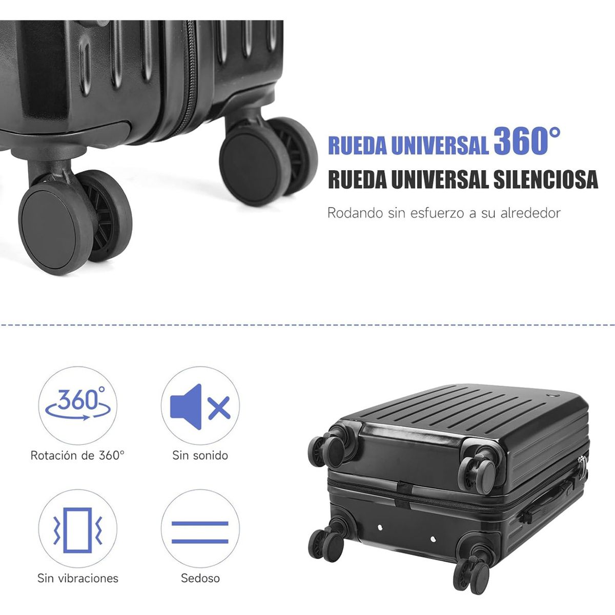 Maletas De Viaje Multifuncional Bolsa Maleta Con Ruedas, marca U BUY - Foto 2