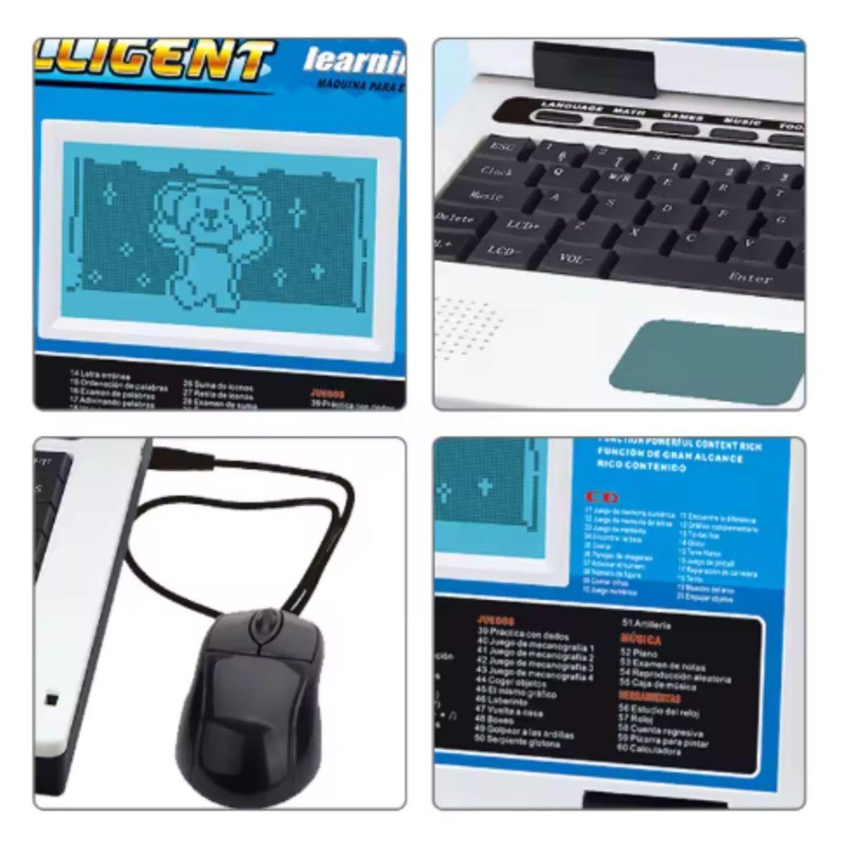 GENERICO - LAPTOP EDUCATIVA INFANTIL 160 ACTIVIDADES