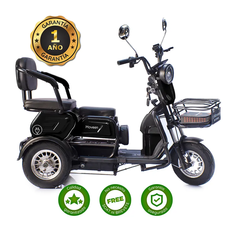 MOVEEN - TRIMOTO URBAN ELÉCTRICA MOVEEN COLOR NEGRO