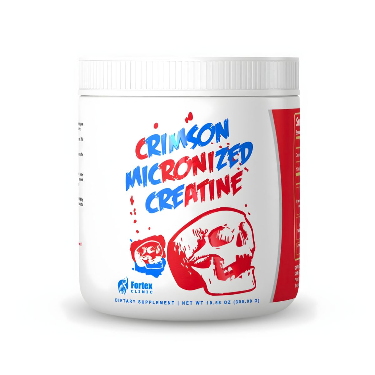 GENERICO - Creatina Monohidratada - Crimson Micronized Creatine 300 g / 60 Servicios + Shaker