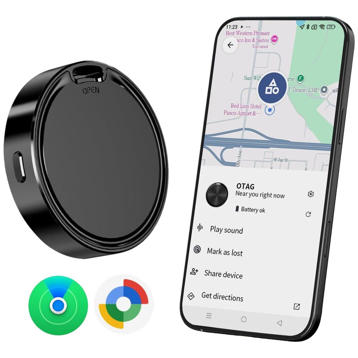 GENERICO - Localizador Inteligente de Objetos Compatible Android y iOS con Seguimiento Global