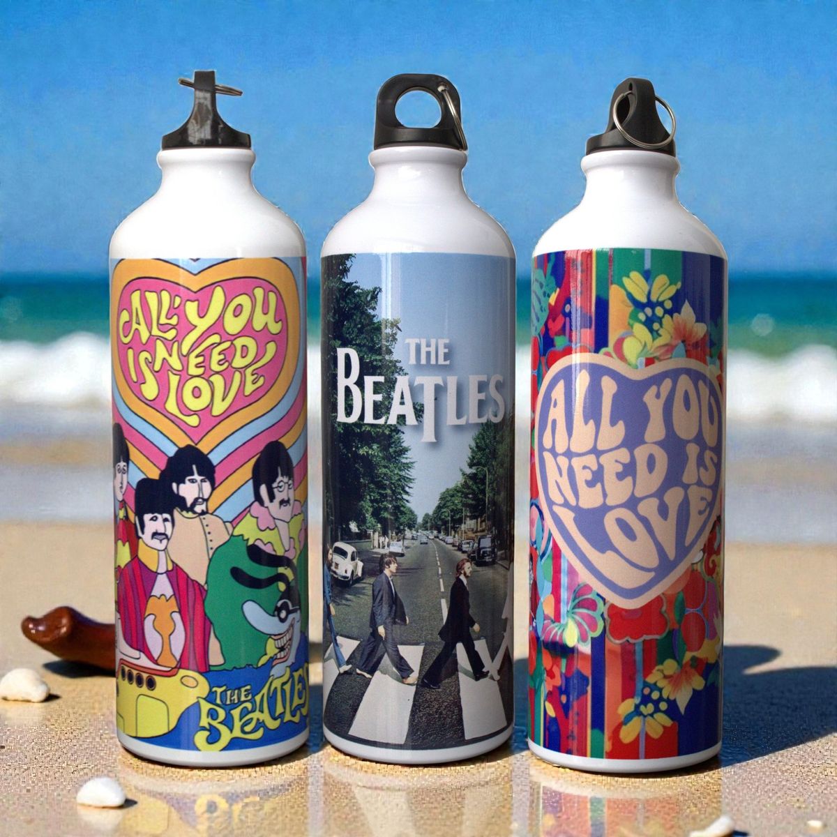 GENERICO - Botella de aluminio Tomatodo The Beatles - All you need is love 750ml