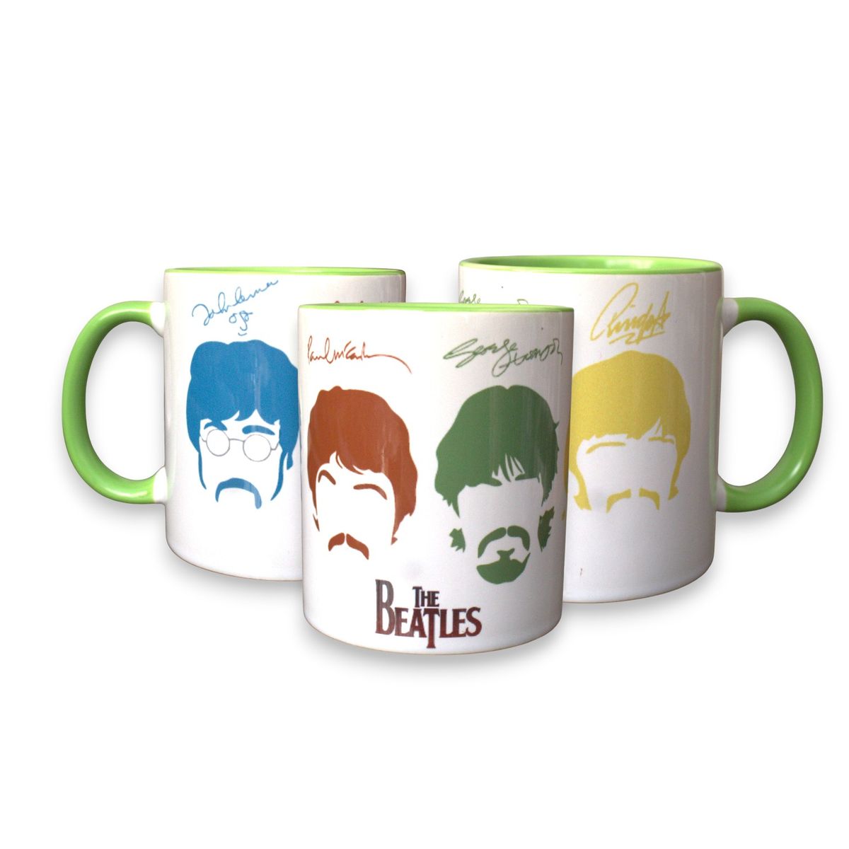 GENERICO - Taza 11 oz - Siluetas y autógrafos (verde)