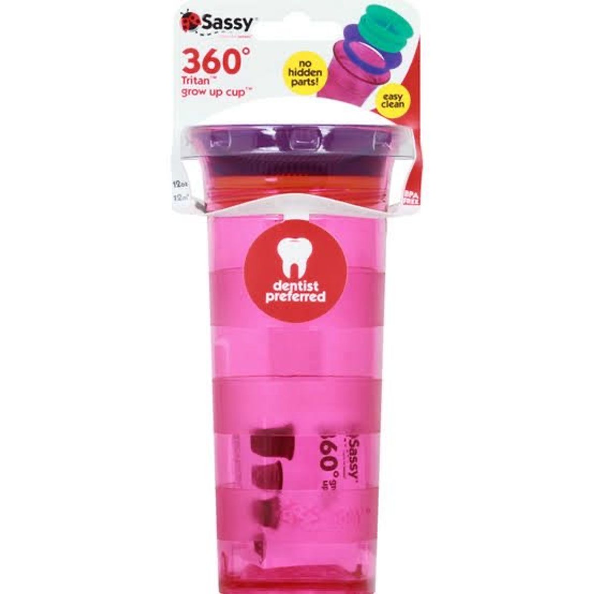 GENERICO - Vaso Aprendizaje para Bebe Niñas Tomatodo Antiderrame 12oz