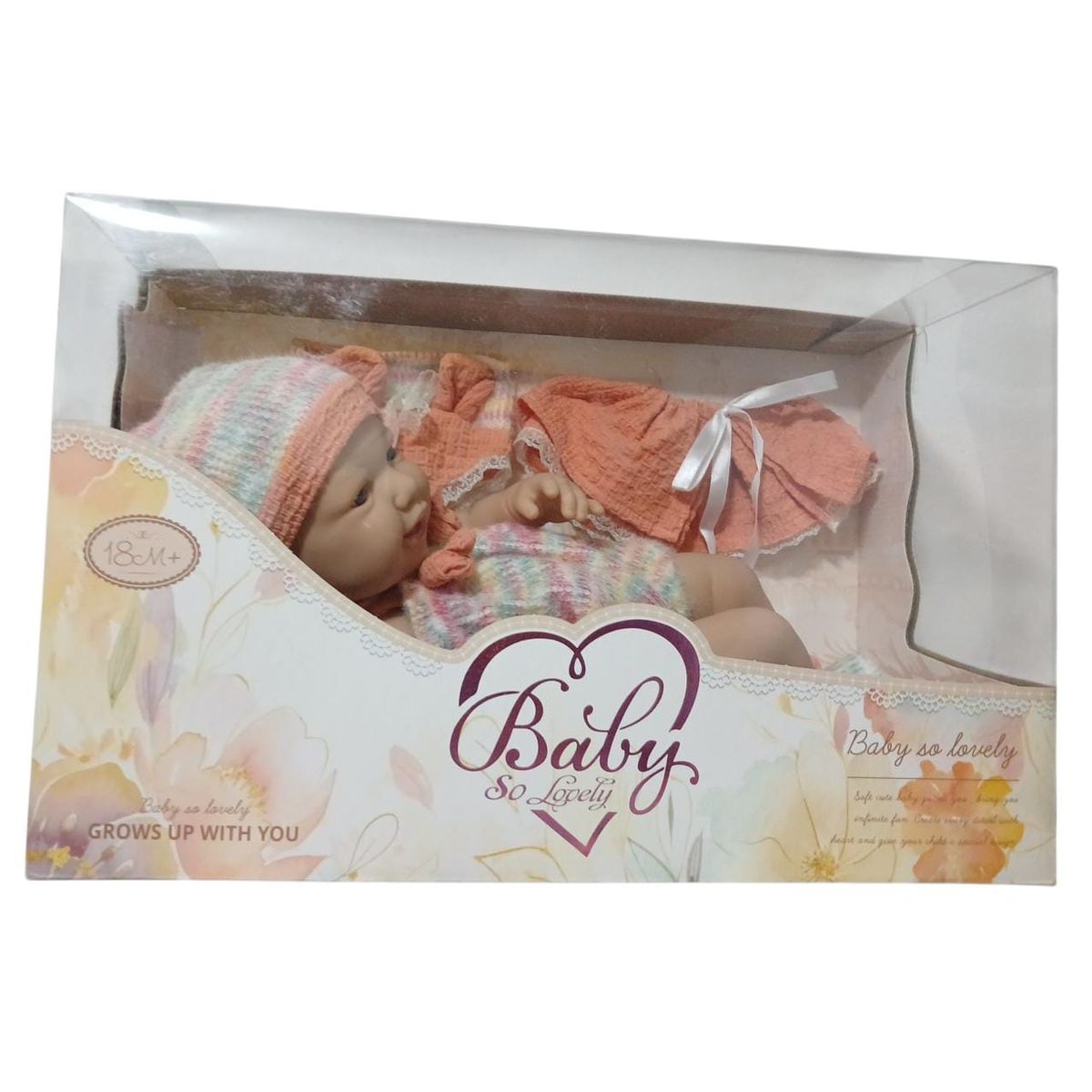 GENERICO - Bebé Real Muñeca de Silicona Reborn con Ropita Multicolor- GENERICO